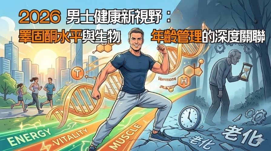 睪固酮水平與生物年齡管理的深度關聯