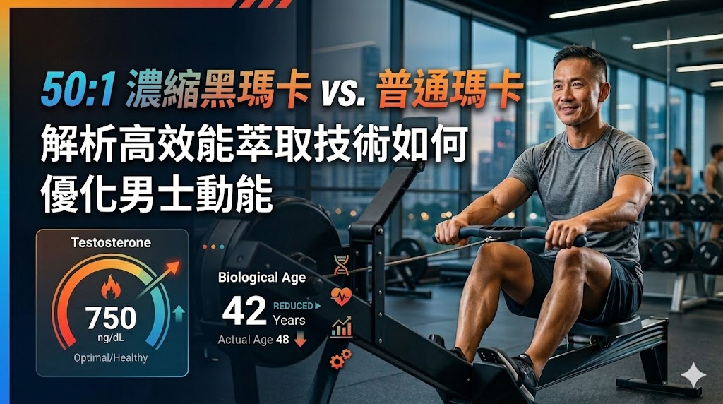 濃縮黑瑪卡高效能萃取技術如何優化男士動能