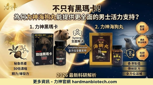 力神海狗丸能提供更全面的男士活力支持