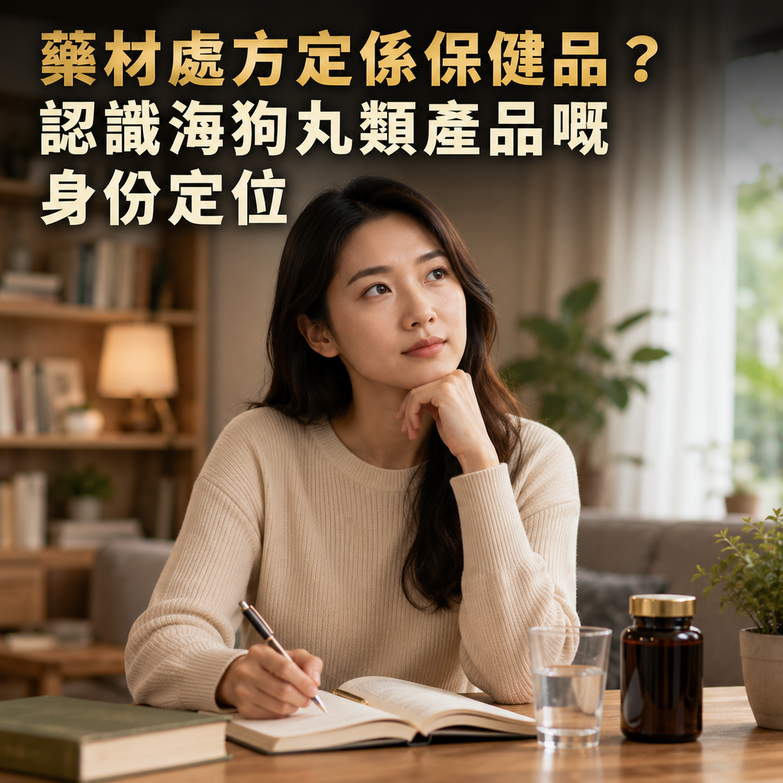 藥材處方定係保健品？認識海狗丸類產品嘅身份定位