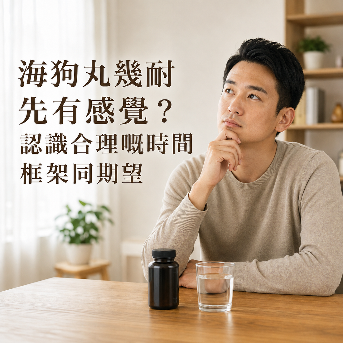 海狗丸幾耐先有感覺？認識合理嘅時間框架同期望