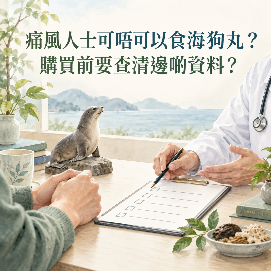痛風人士可唔可以食海狗丸？購買前要查清邊啲資料？