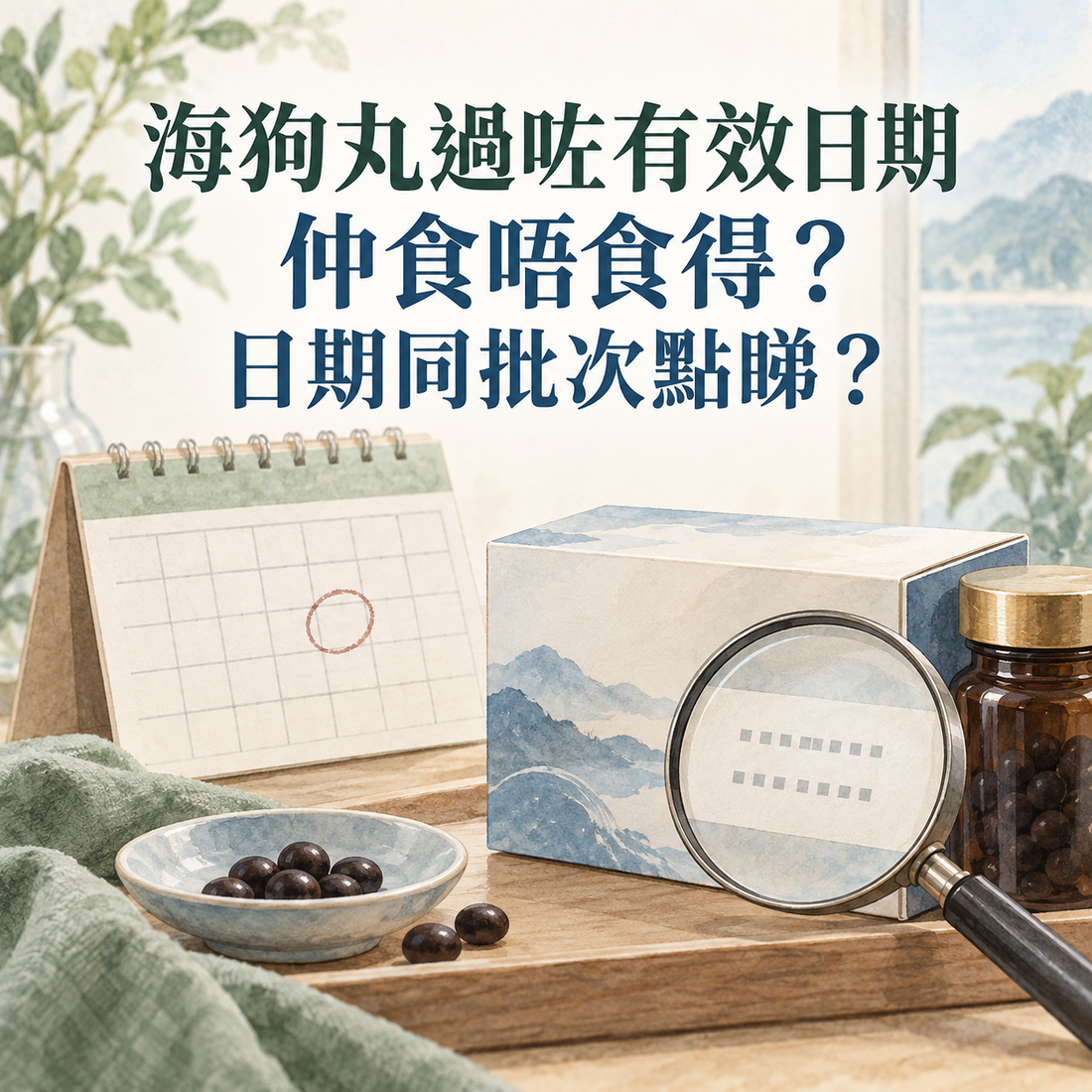 海狗丸過咗有效日期仲食唔食得？日期同批次點睇？