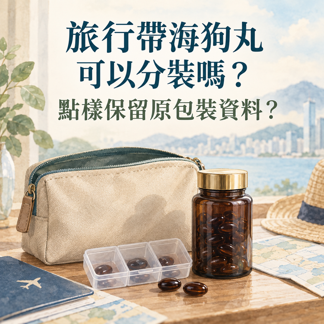旅行帶海狗丸可以分裝嗎？點樣保留原包裝資料？