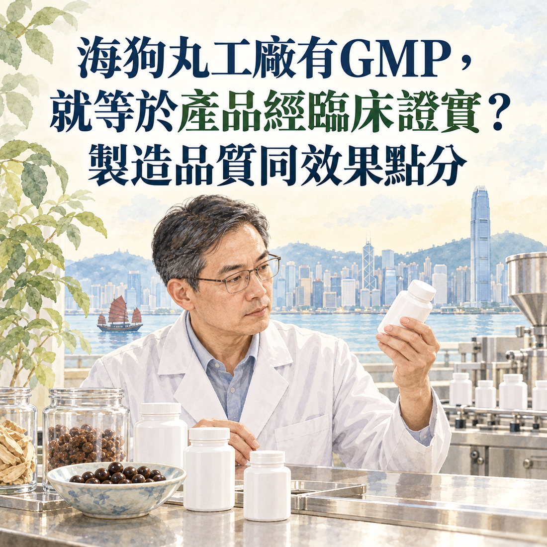 海狗丸工廠有GMP，就等於產品經臨床證實？製造品質同效果點分